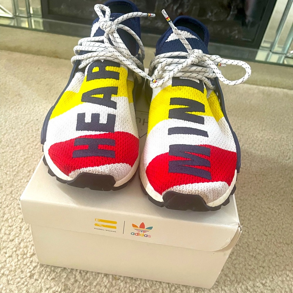 Gently worn Male adidas sneakers .